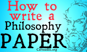 How to compose a philosophy essay